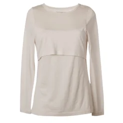 The Sleep Store All Seasons Merino/Tencel LS Breastfeeding Top Clearance