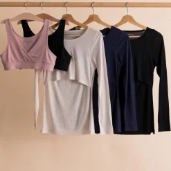 The Sleep Store All Seasons Merino/Tencel LS Breastfeeding Top Clearance