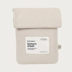 Babu Basics Organic Cotton Cot Fitted Sheet - 70 x 135cm Discount