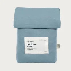 Babu Basics Organic Cotton Cot Fitted Sheet - 70 x 135cm Discount