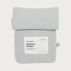 Babu Basics Organic Cotton Cot Fitted Sheet - 70 x 135cm Discount