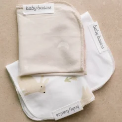 The Sleep Store Baby Basics Jersey Face Cloths 6 pack Discount