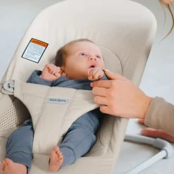 Baby Bjorn Bouncer Balance Soft - Tri-Fabric Light Beige Discount