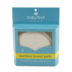 Baby First Waterproof Bamboo Breast Pads 6 pack Fashion
