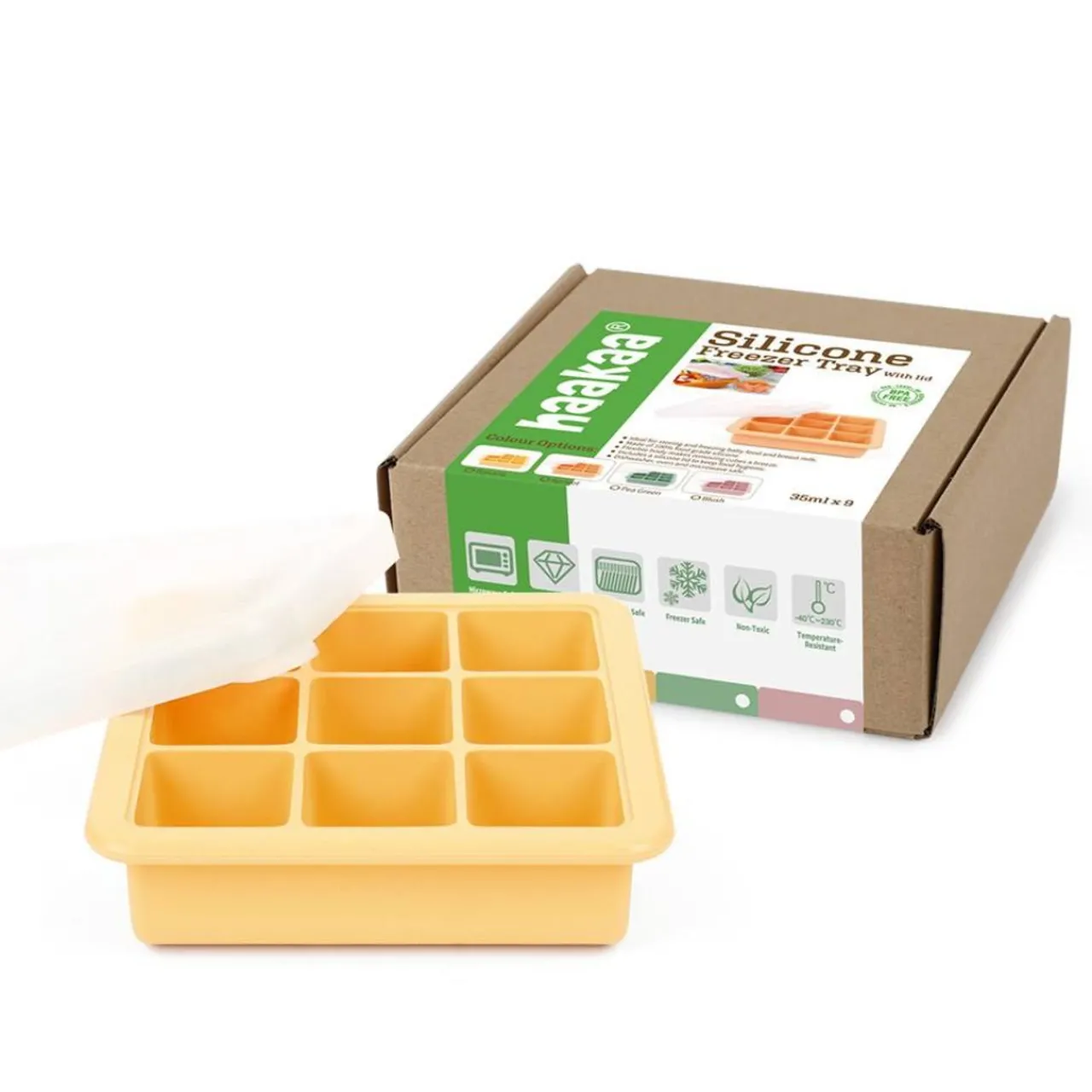 Haakaa Baby Food and Breast Milk Freezer Tray - 9 Compartments Clearance