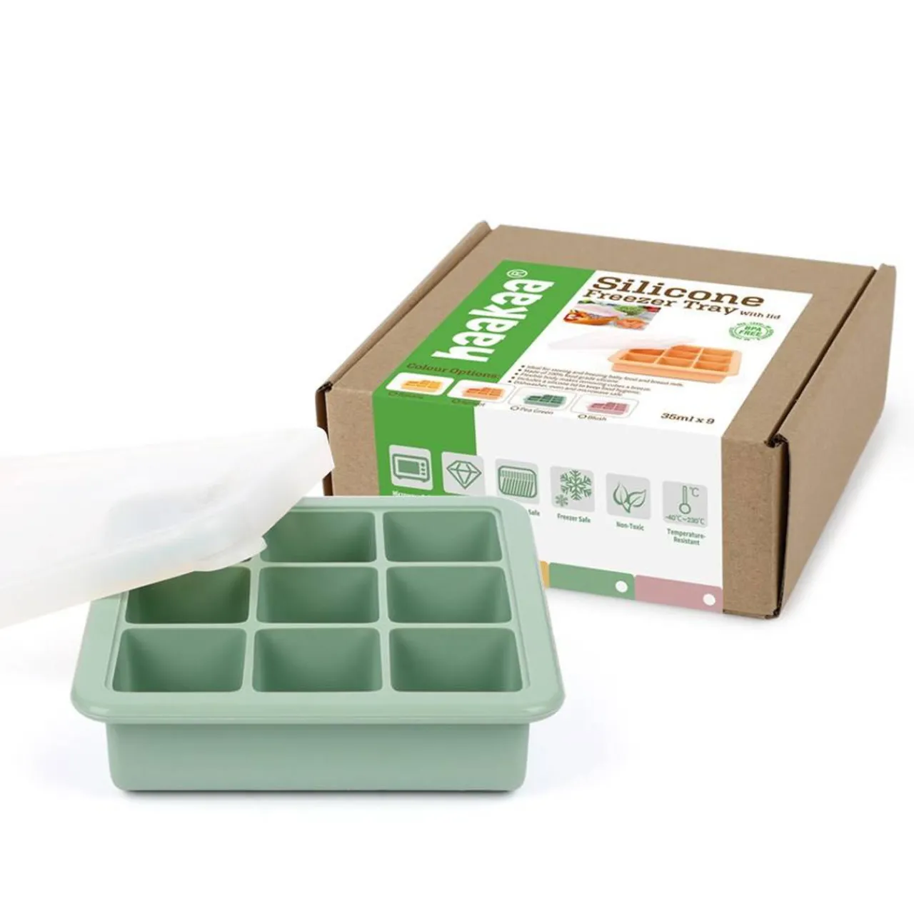 Haakaa Baby Food and Breast Milk Freezer Tray - 9 Compartments Clearance
