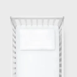 BabyRest Junior Bamboo Pillow Case 2 Pack White Outlet