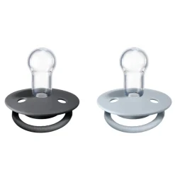 Bibs De Lux Silicone Colour Mix 2pk - One Size New