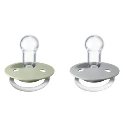 Bibs De Lux Silicone Night Glow Colour Mix 2pk - One Size Best