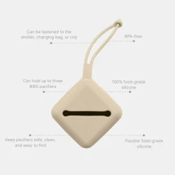 Bibs Soft Silicone Pacifier Case Fashion