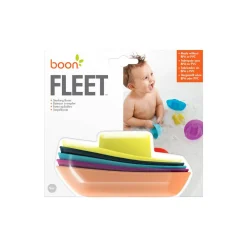 Boon Fleet Stacking Boats 5pc - Navy/Yellow Outlet