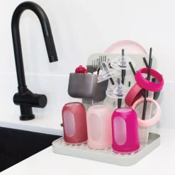 Boon Groove Drying Rack Grey/Charcoal New