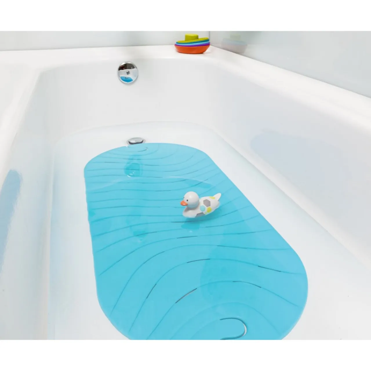 Boon Ripple Bathtub Mat Blue Clearance