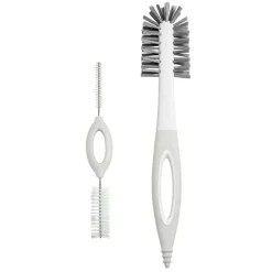 Boon Trip 2 Bottle Brush Set Grey Hot