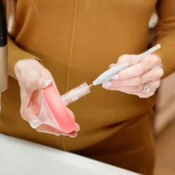 Boon Trip 2 Bottle Brush Set Grey Hot