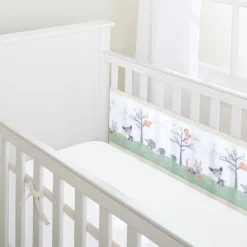 BreathableBaby Breathable Baby - Breathable Print Mesh Cot Liner - 2 Sides / Solid-end cots Online