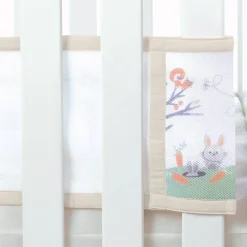 BreathableBaby Breathable Baby - Breathable Print Mesh Cot Liner - 2 Sides / Solid-end cots Online