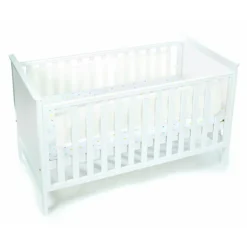 BreathableBaby Breathable Mesh Cot Liner - 2 Sides / Solid-end cots White Clearance
