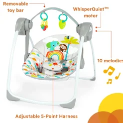 Bright Starts Playful Paradise Portable Swing Best