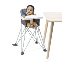 Bright Starts Pop 'N Dine High Chair Grey Outlet