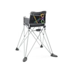 Bright Starts Pop 'N Dine High Chair Grey Outlet