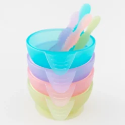 Bumkins First Feeding Set - Jelly Silicone Fashion