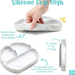 Bumkins Silicone Grip Dish Fashion