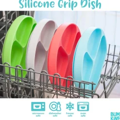 Bumkins Silicone Grip Dish Fashion