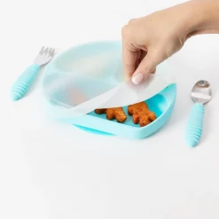 Bumkins Stretch Silicone Grip Dish Lid Outlet