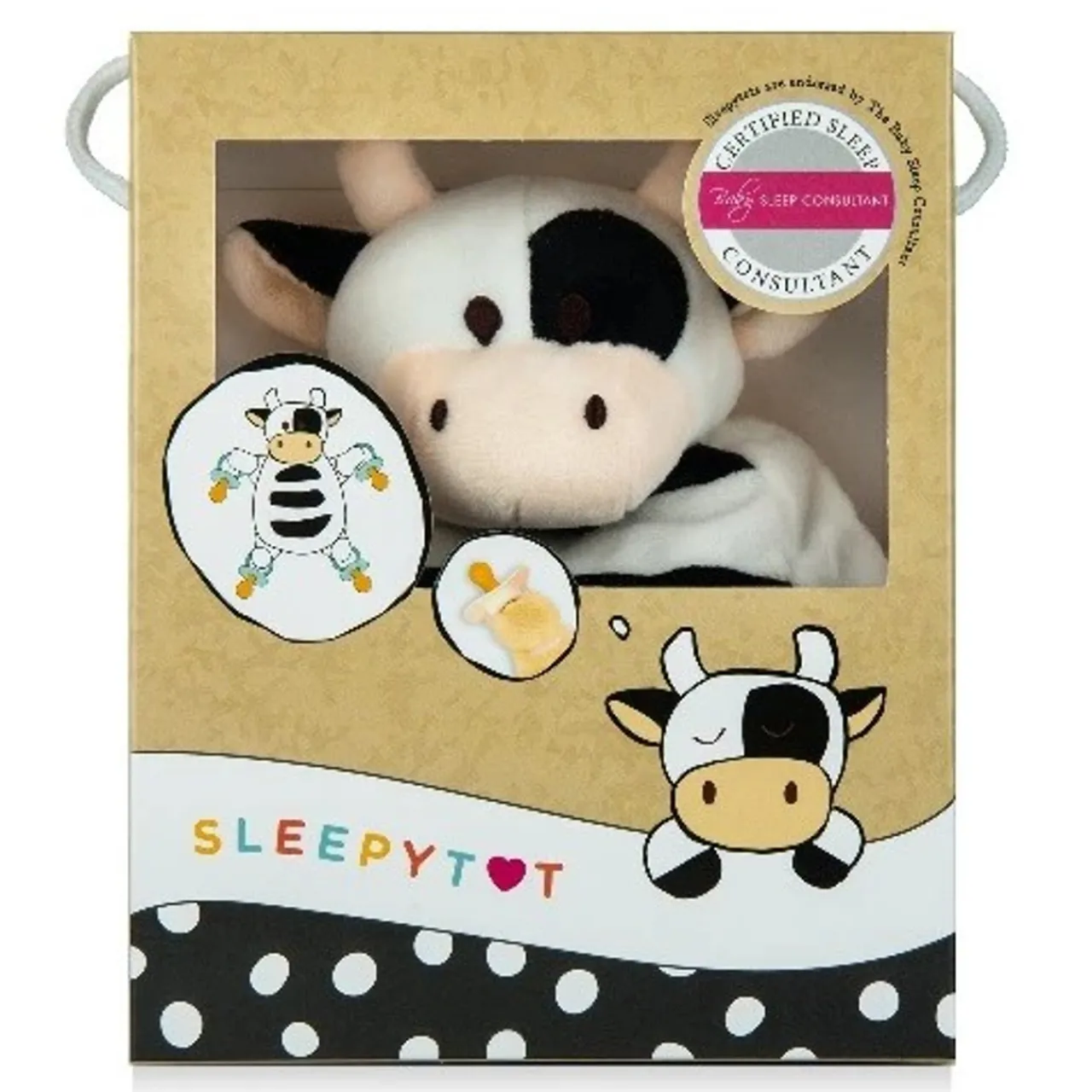 Sleepytot Cow Sleepy Tot Comforter - Medium Black & White Sale