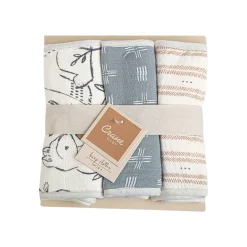 Crane Baby Burp Cloths - 3 Pack Sale