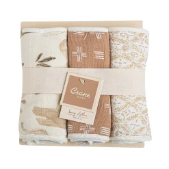 Crane Baby Burp Cloths - 3 Pack Sale