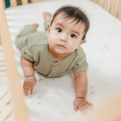 Crane Baby Cot Fitted Sheet - Willow Collection Outlet