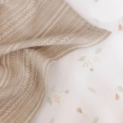 Crane Baby Cot Fitted Sheet - Willow Collection Outlet