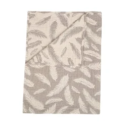 Crane Baby Jacquard Blanket - Ezra - Grey Feather - Clearance Clearance