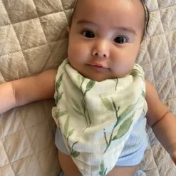 Crane Baby Muslin Bandana Bib 3pk Best