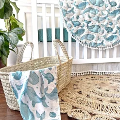 Crane Baby Reversible Quilted Playmat - Caspian Outlet