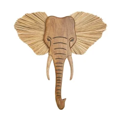 Crane Baby Wooden Elephant Wall Decor - 1pc Fashion