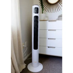 Crane Tower Fan and Air Circulator (116 cm) - White New