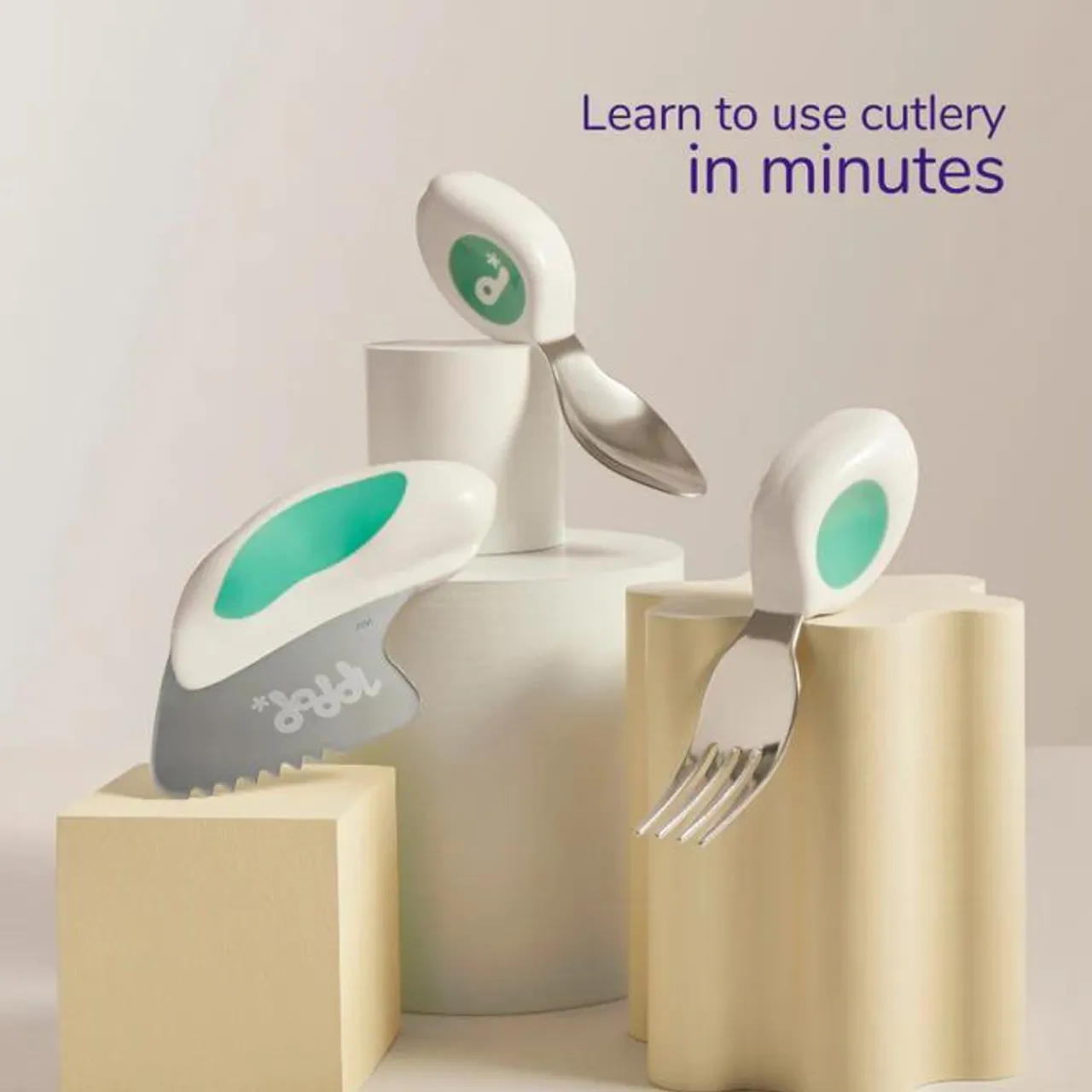 Doddl Beginner Cutlery Set - 3 Piece Online