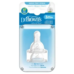 Dr Browns Standard (Narrow) Silicone Teats 2 pack Discount