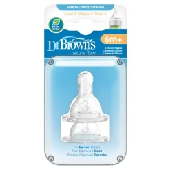 Dr Browns Standard (Narrow) Silicone Teats 2 pack Discount