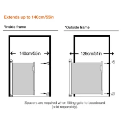 Dream Baby Dreambaby Retractable Gate - White Discount