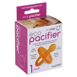 Ecopiggy ecoPacifier Dummy - Rounded - 1 pack - Clearance Natural Online