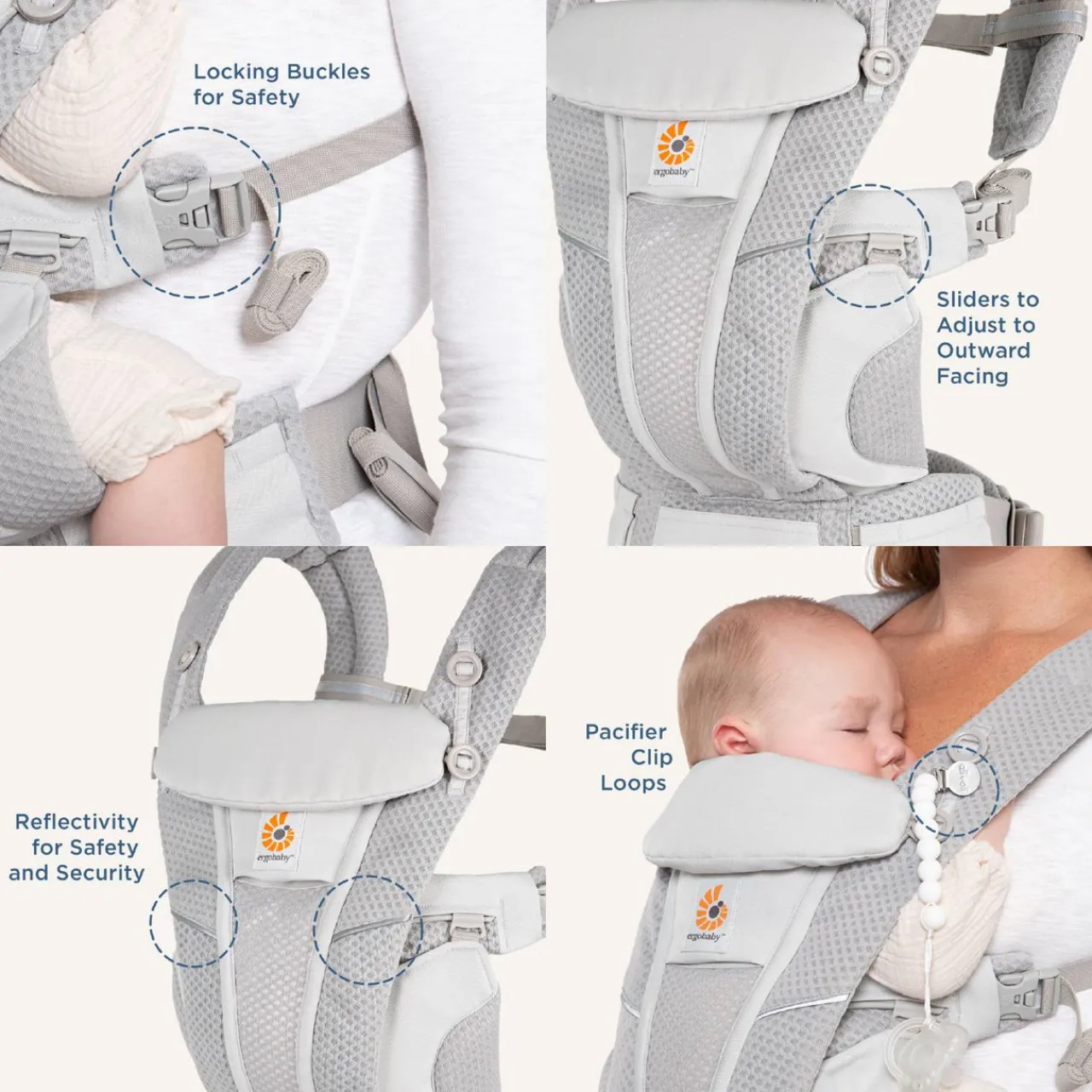 Ergobaby Omni Breeze (includes safety & fit check) Clearance
