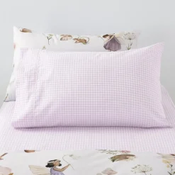 Squiggles Fitted Sheet & Pillowcase Set - Jagger Lilac Sale
