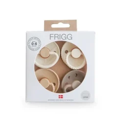 FRIGG Round Latex Pacifiers 4pk Clearance