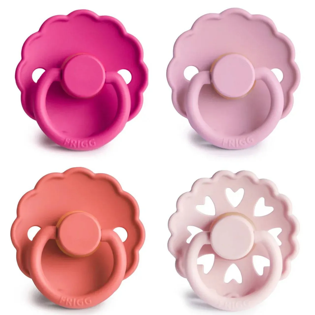 FRIGG Round Latex Pacifiers 4pk Clearance