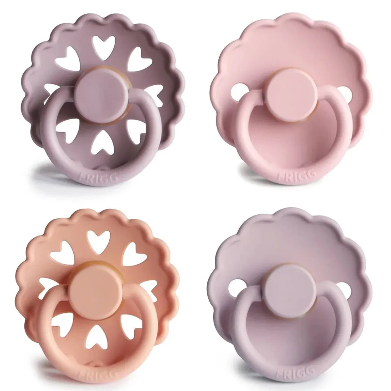 FRIGG Round Latex Pacifiers 4pk Clearance