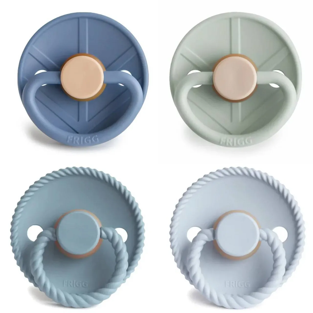 FRIGG Round Latex Pacifiers 4pk Clearance